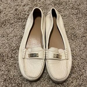 Real leather loafers